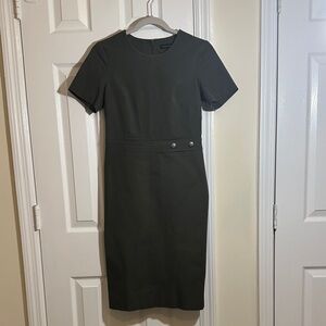 Elegant Army Green Dress